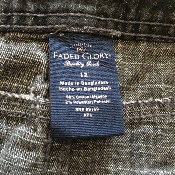 Vintage Denim Jean Skirt - size 12 - Picture 6 of 8